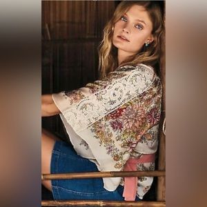 TINY Begonia Floral Blouse